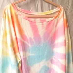 Long sleeve tye dye tee